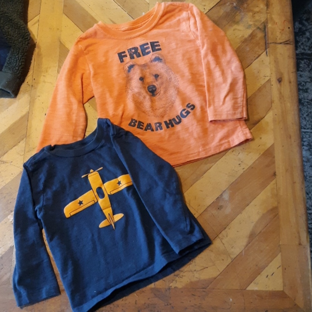 2 boys 2T  long sleeve shirts